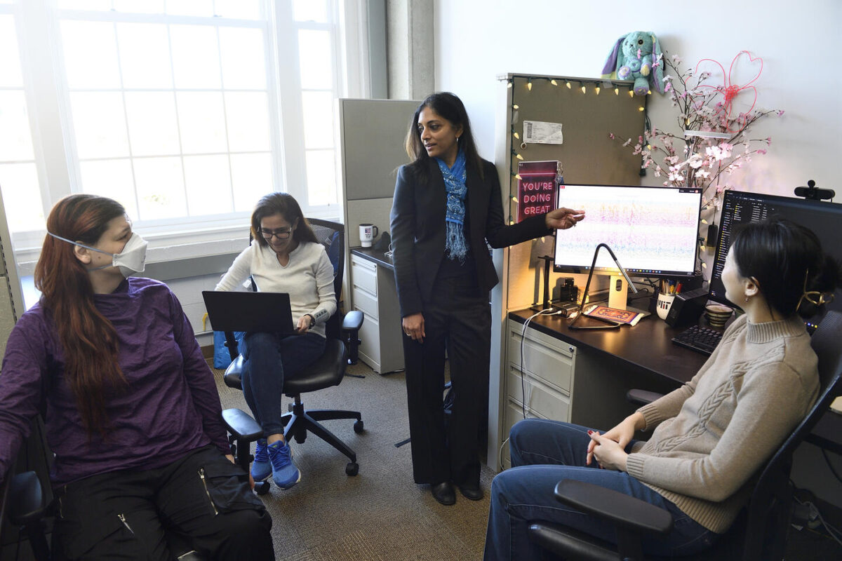 Sri Sarma in the NCSL Lab
