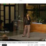 Sri delivers Lightning Talk at BrainMind Collective in 2025.