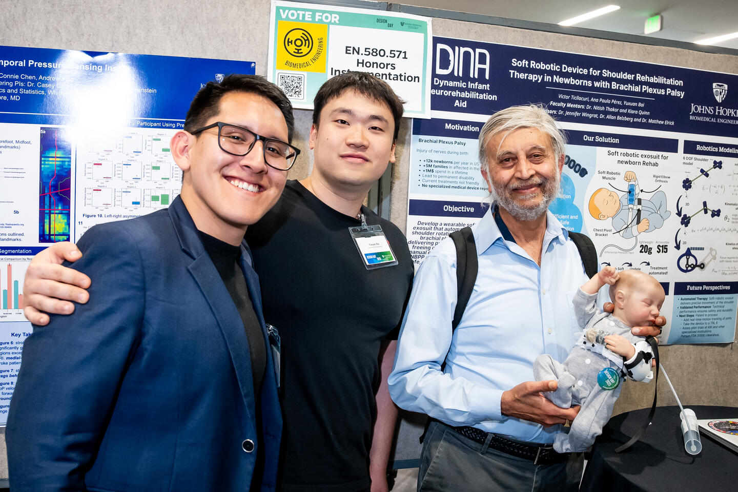 Team mentored by Nitish Thakor wins top prize at ASME Innovation Showcase